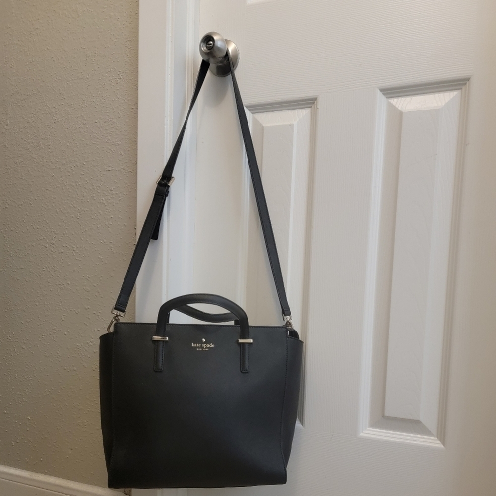 Kate Spade USED new york shoulder bag 2way leather BLK - Picture 8 of 16